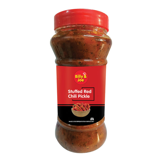 Stuffed Red Chili Pickle 400
